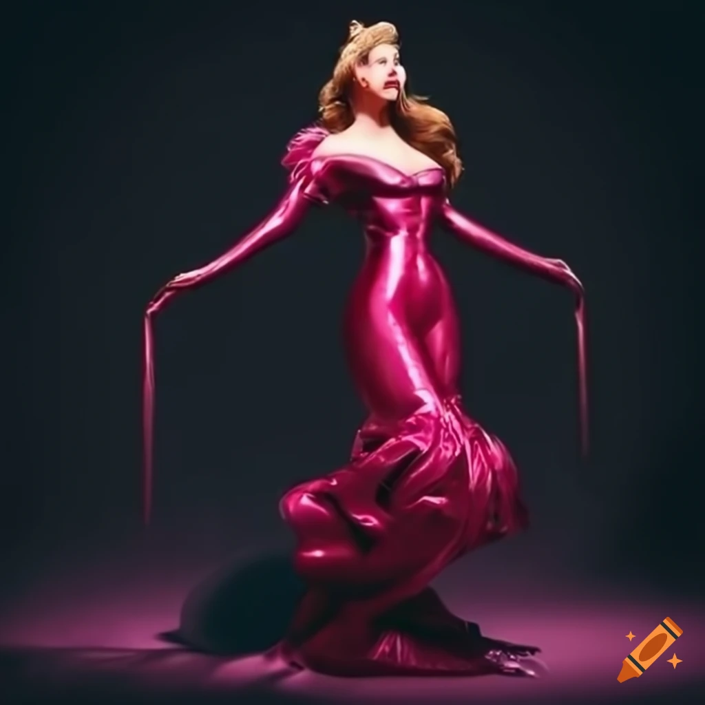 latex cosplay inspired by beauty and the beast
