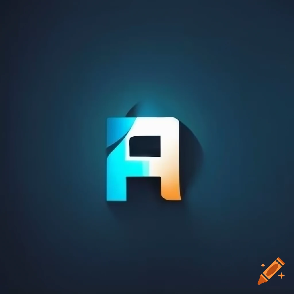 sleek and modern logo design with the letter A