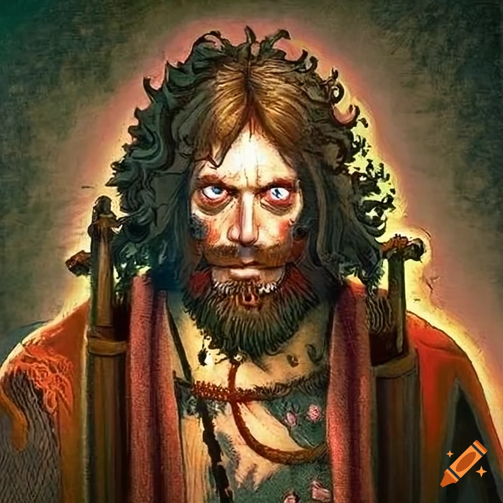 Blackbeard the pirate in narnia on Craiyon