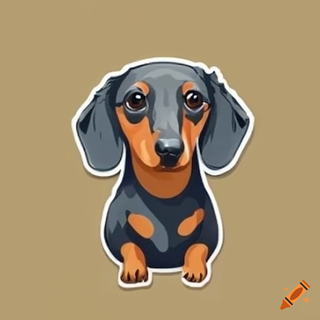dachshund sticker
