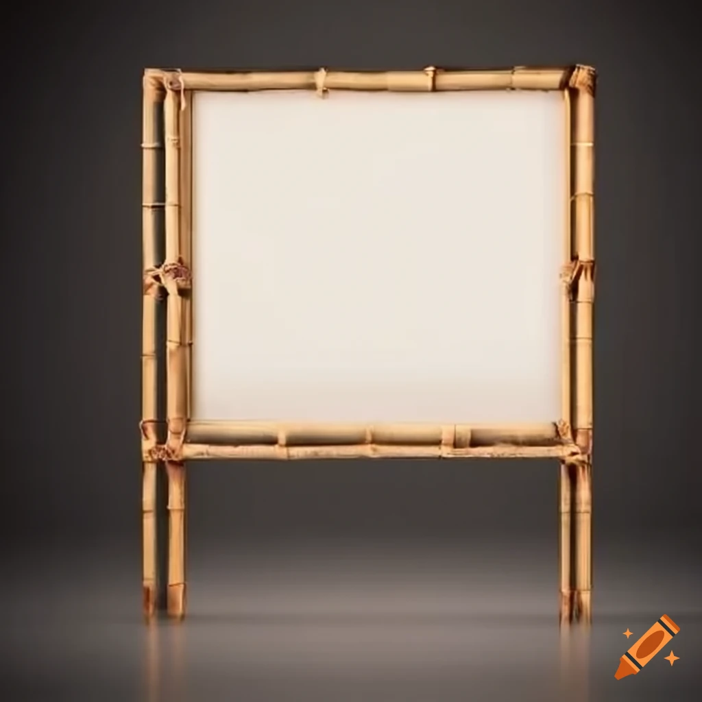 bamboo billboard frame
