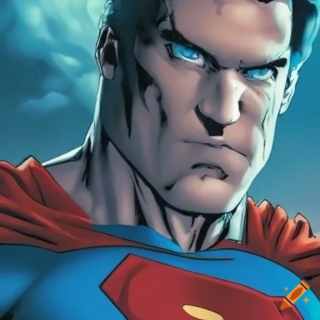 Superman taking a brain-boosting supplement