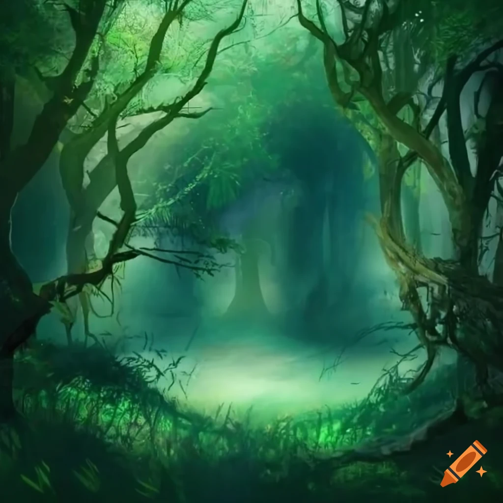 romantic fantasy forest