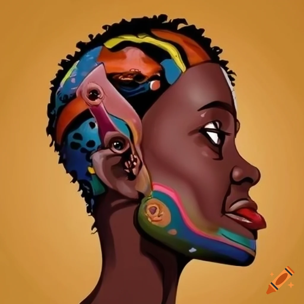 innovative African cartoon art