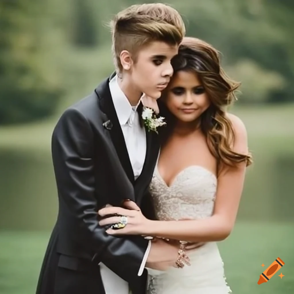 image from Justin Bieber and Selena Gomez wedding