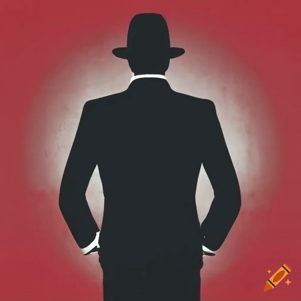 vintage movie poster of a mafia man with a gun
