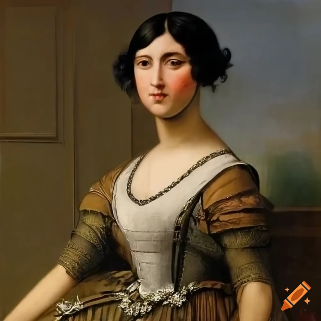 portrait painting of a young woman by Ingres