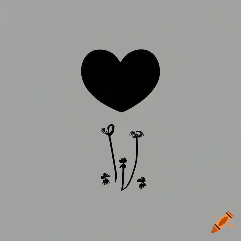 logo of a dandelion and heart