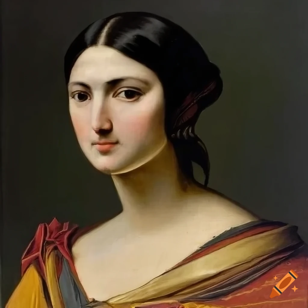 portrait painting of a young woman by Ingres