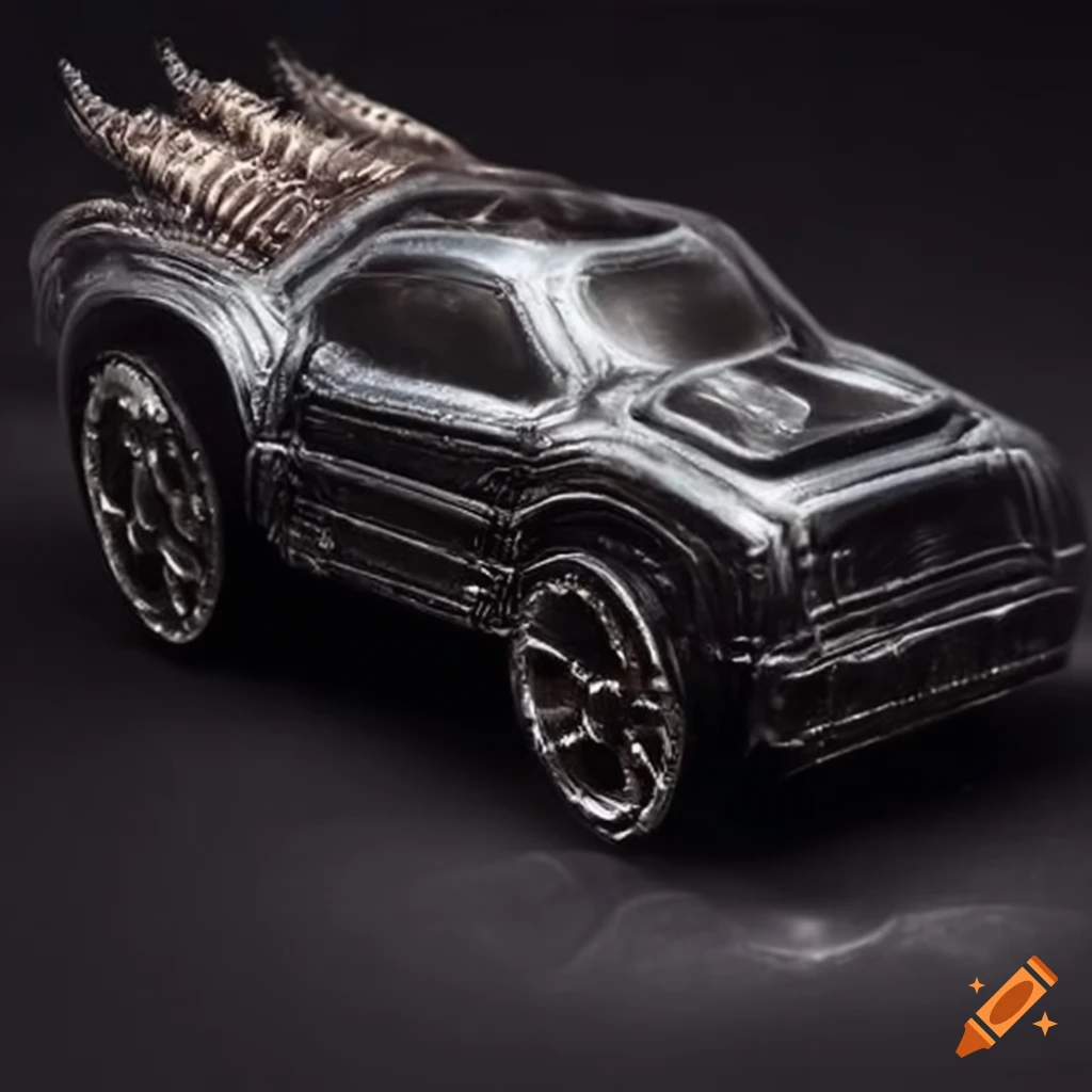 Gigerinspired hot wheels car design on Craiyon