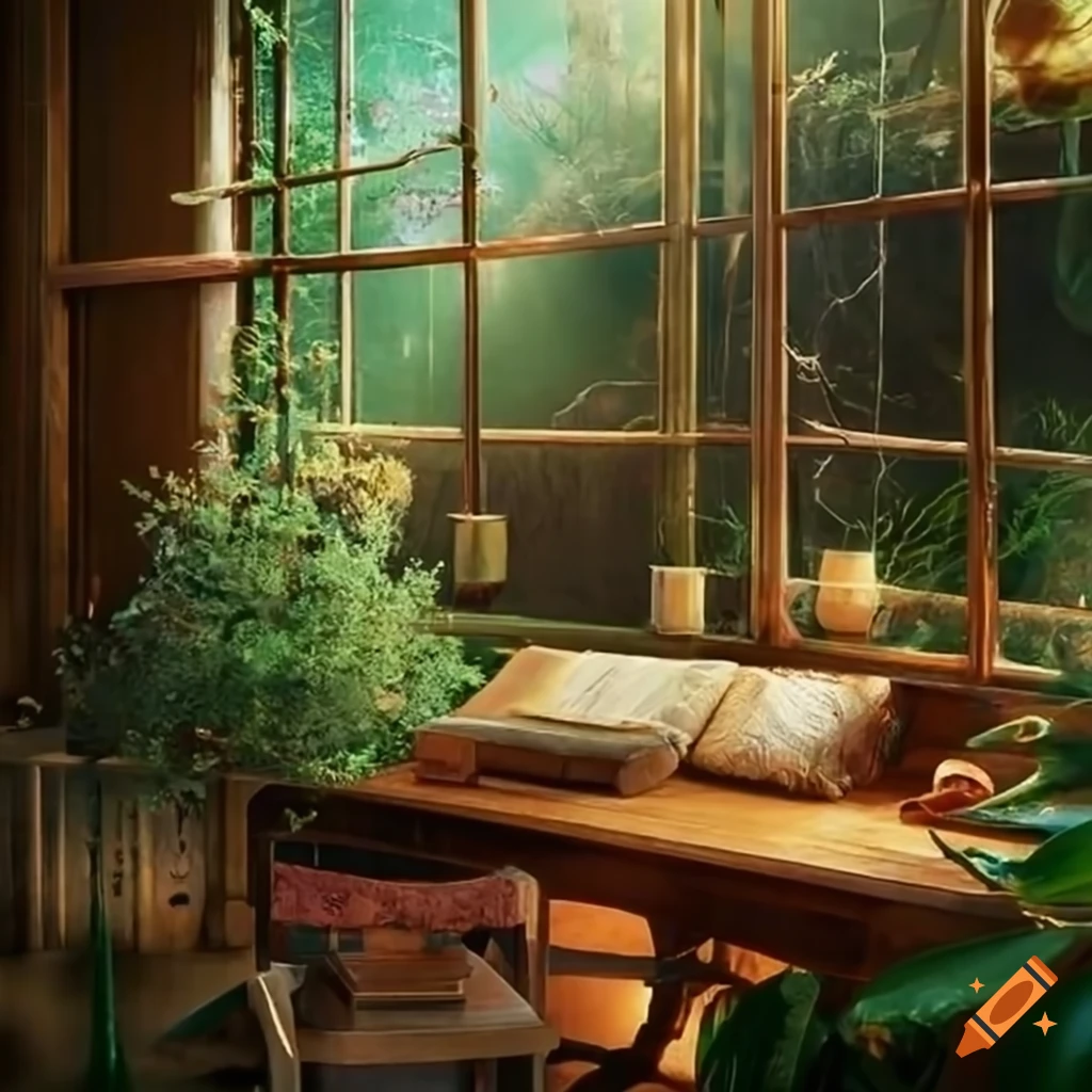 impressive study room for practicing Arkaine magic