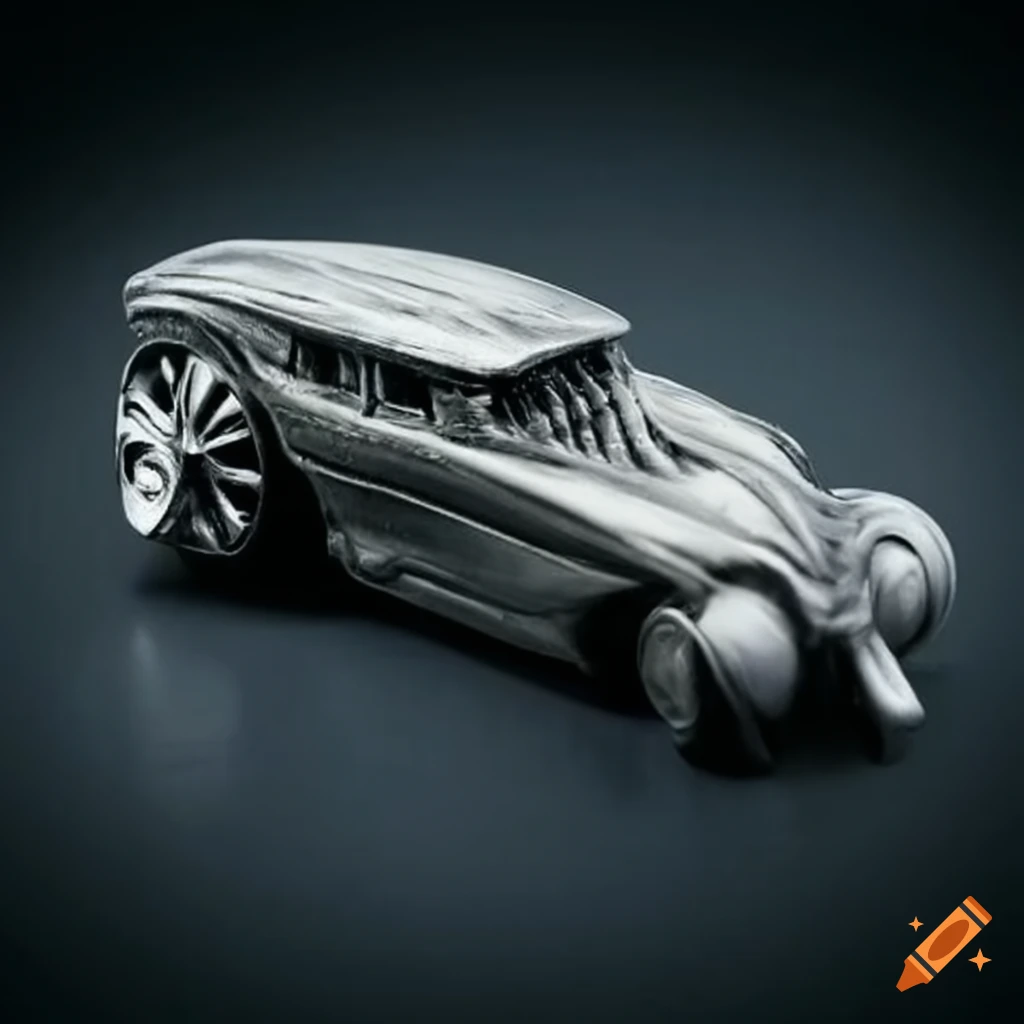 Gigerinspired hot wheels car design on Craiyon