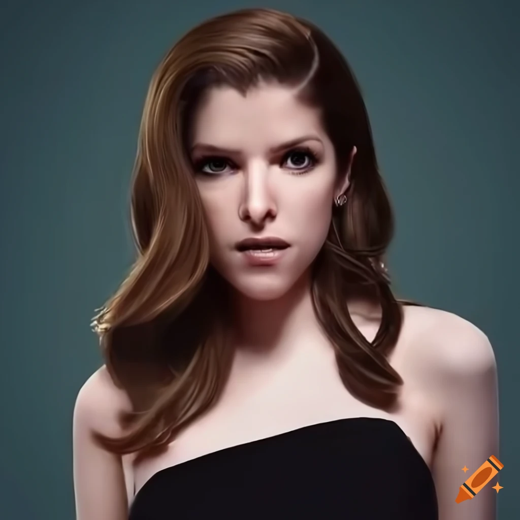 Photorealistic portrait of Anna Kendrick on Craiyon