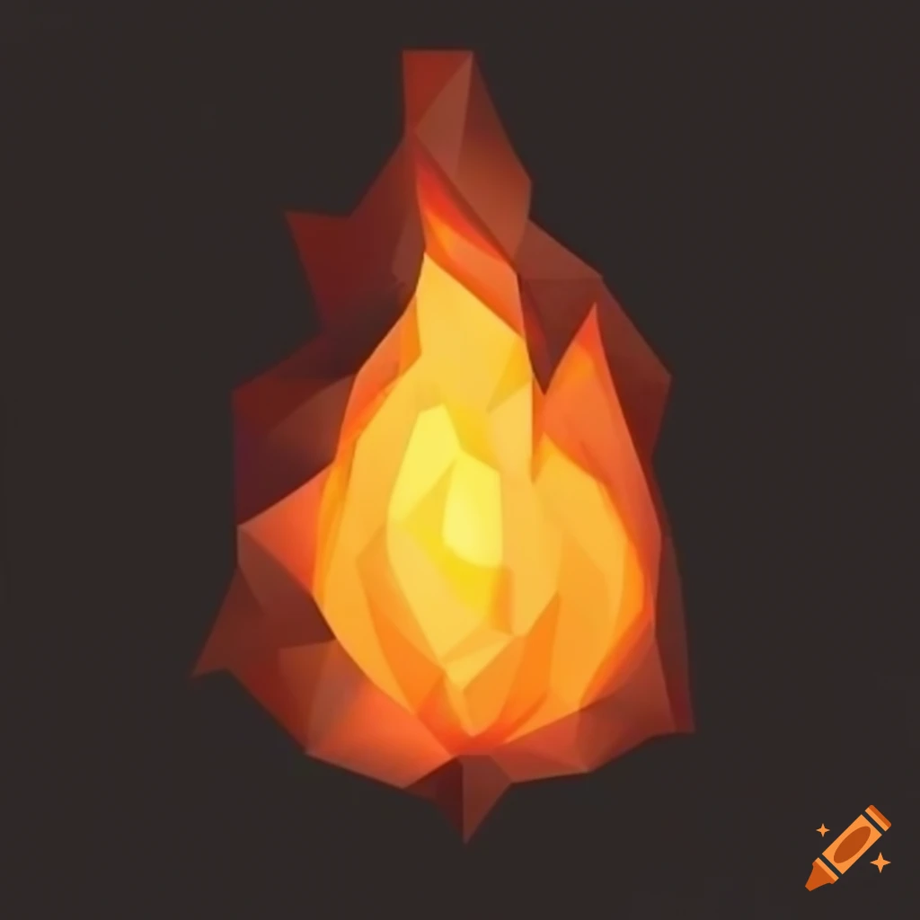 polygonal design of fire