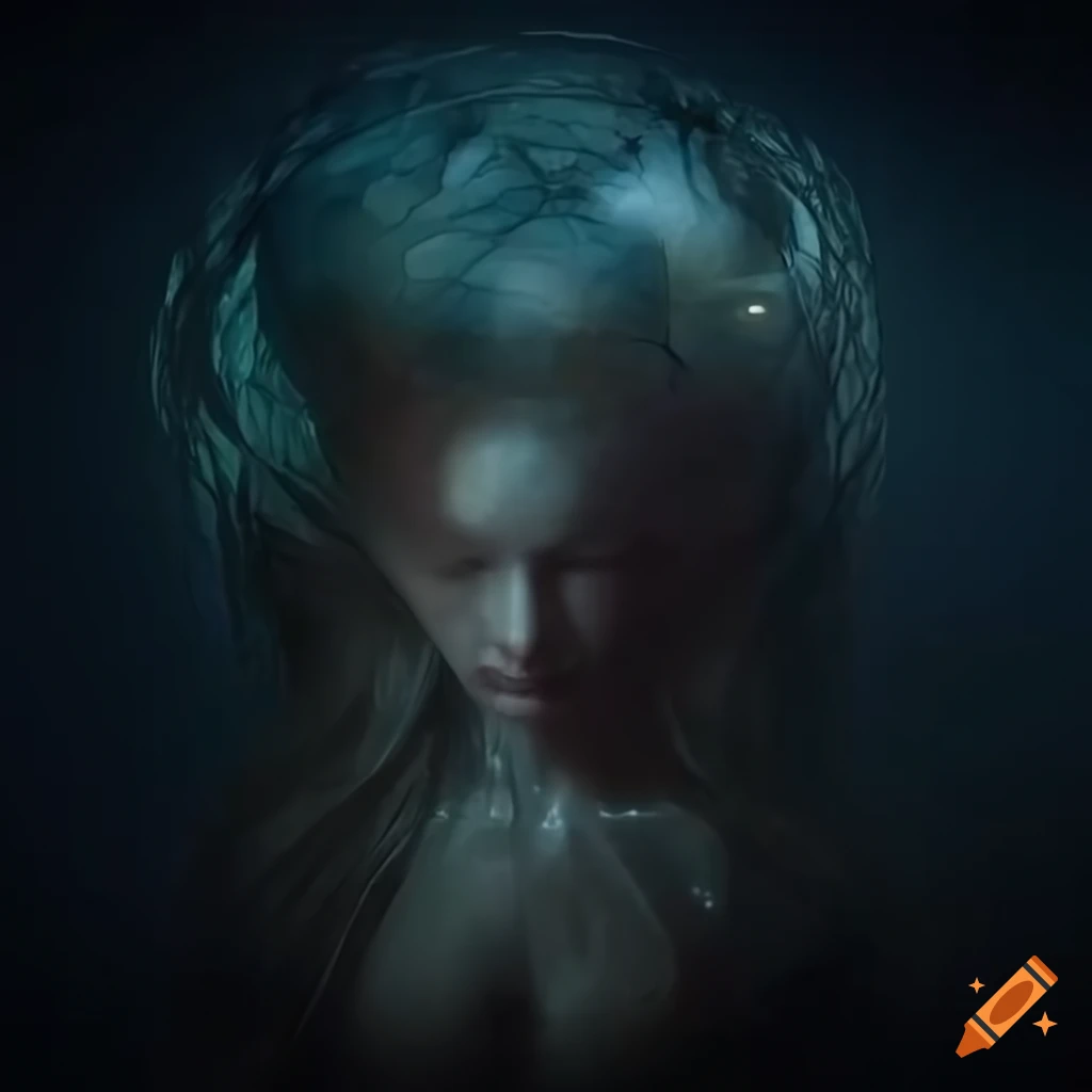 hyperrealistic representation of fourth dimensional beings