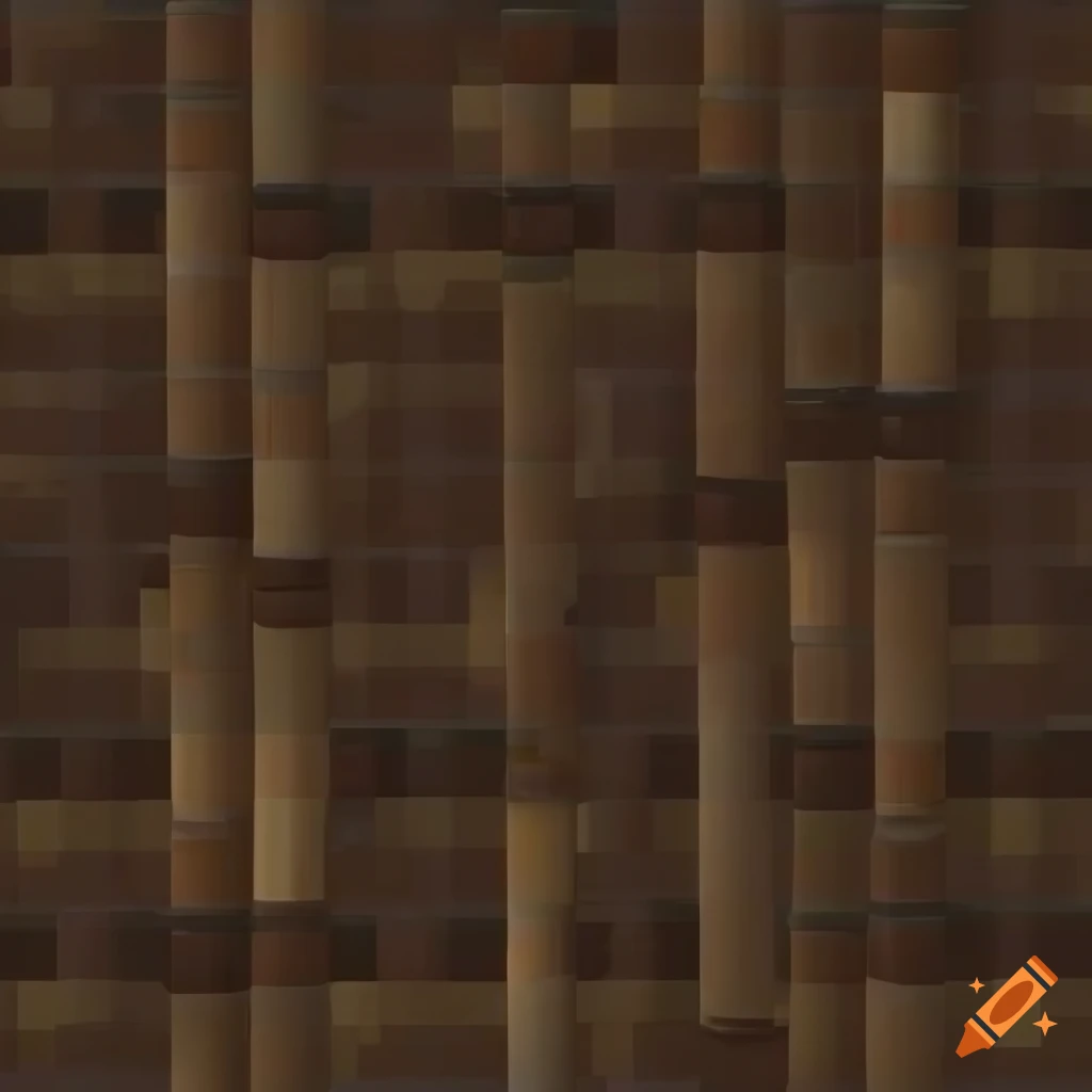 pixelated bamboo texture for game environments