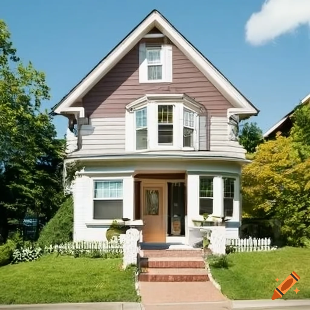 house in a suburban neighborhood