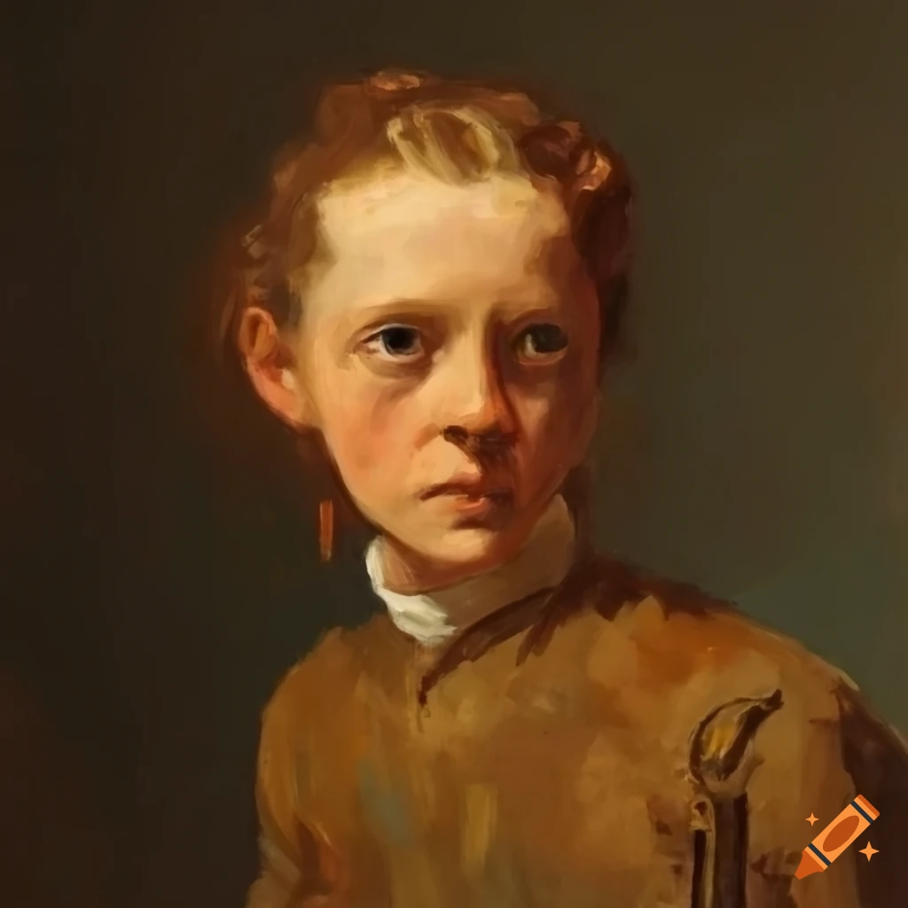 realistic painting in the style of William Coldstream