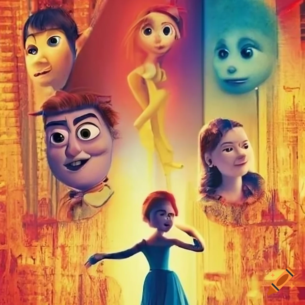 Disney and Pixar movie poster