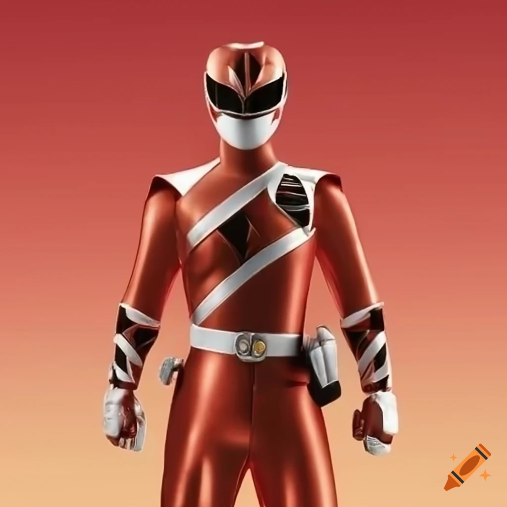 image of a copper-colored Power Ranger