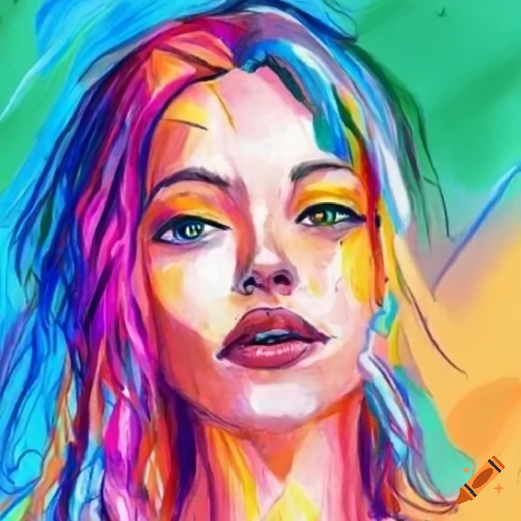 drawing of a woman sacrificing for her loved ones