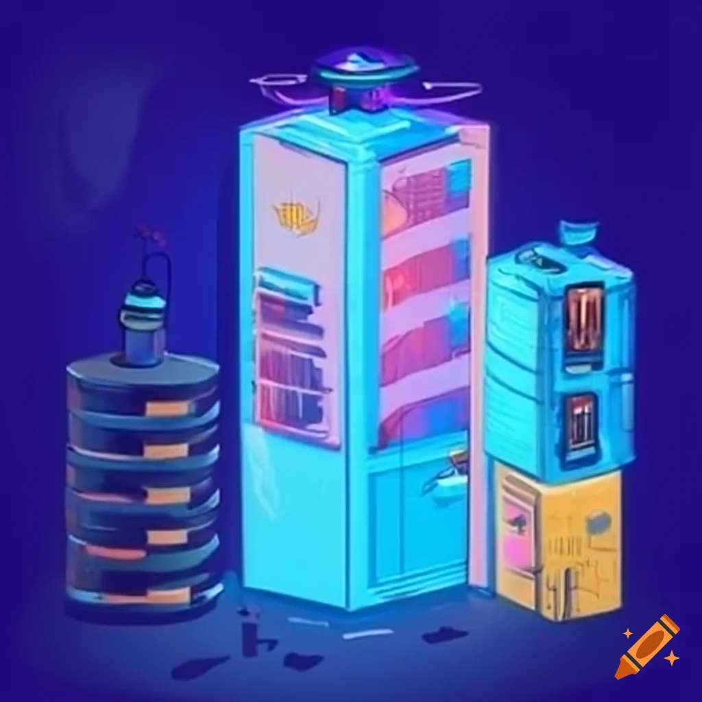 illustration of a proxy server