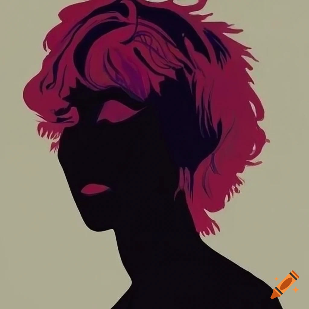 Portrait Elements Minimalistic portrait with abstract elements