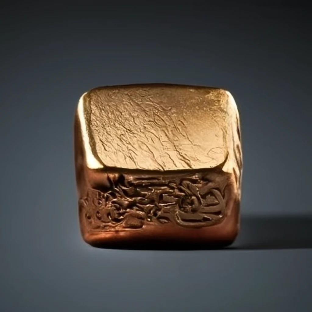 Bronze ingot on Craiyon