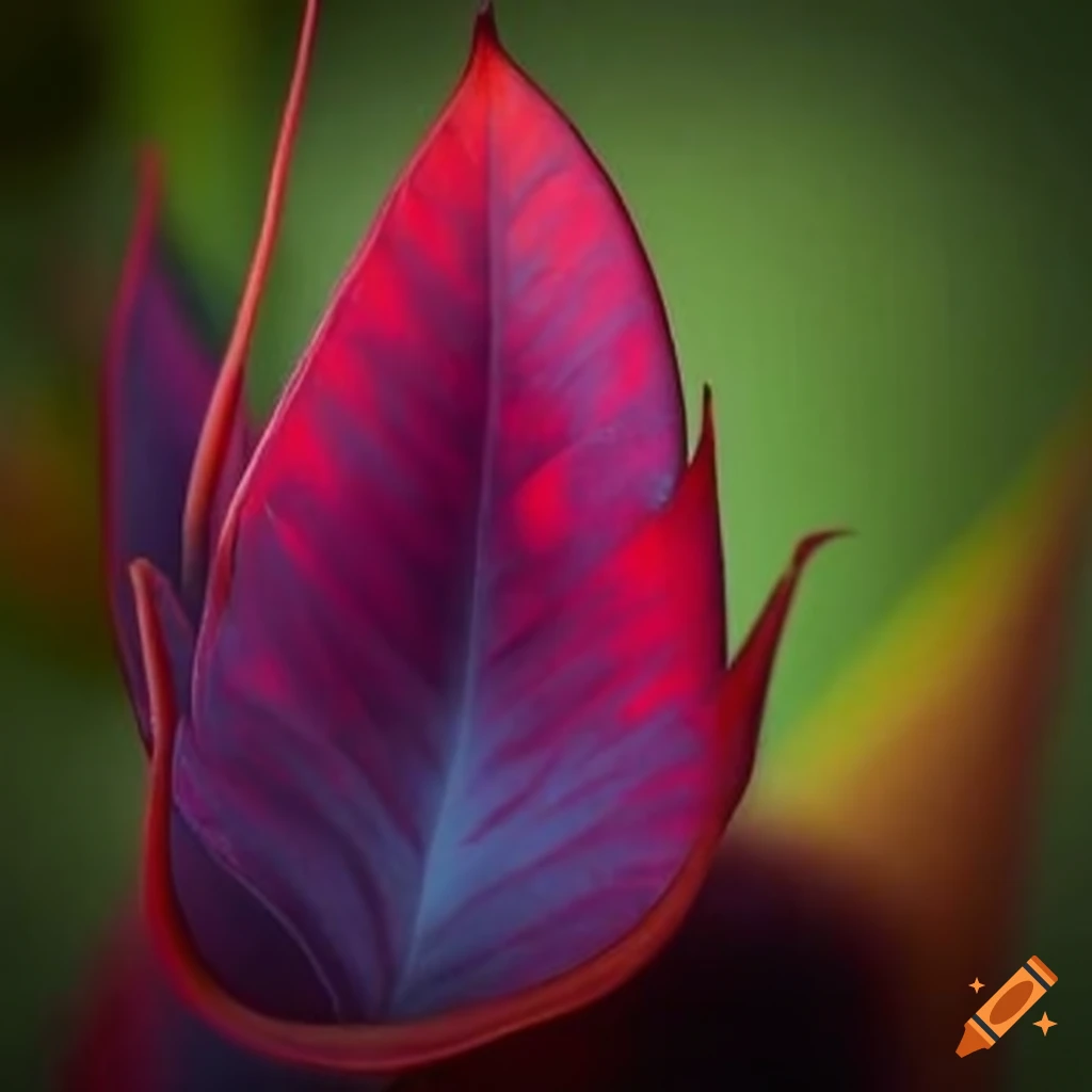 vibrant and rare plant with vibrant colors
