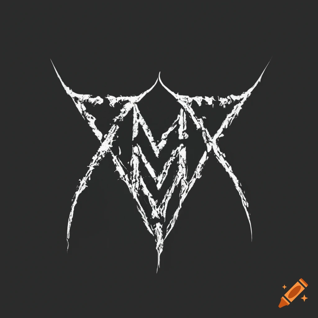 2D black metal logo with the text 'Volky'