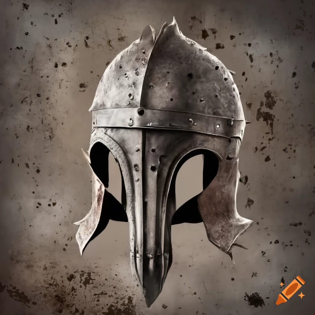 post-apocalyptic helmet of the Horseman of Plague
