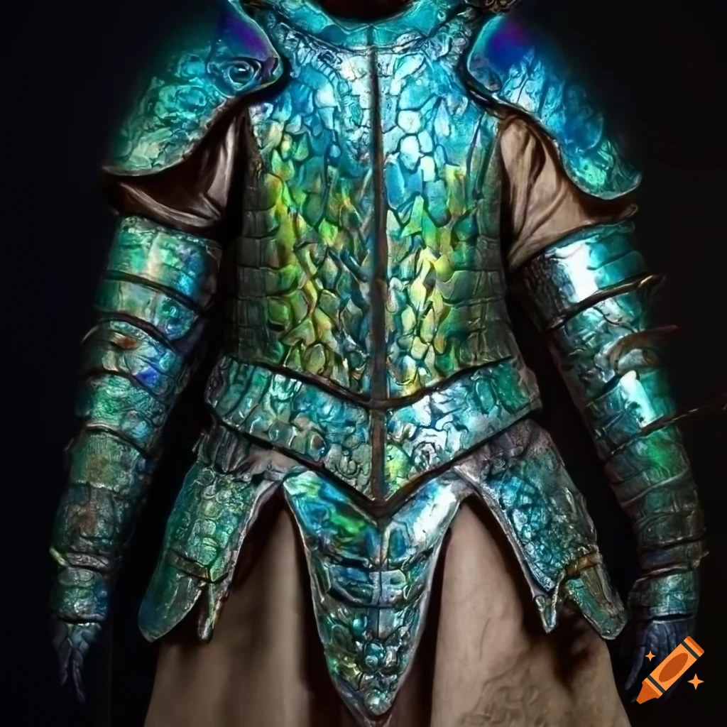 shimmering armor made from Quelagrax scales