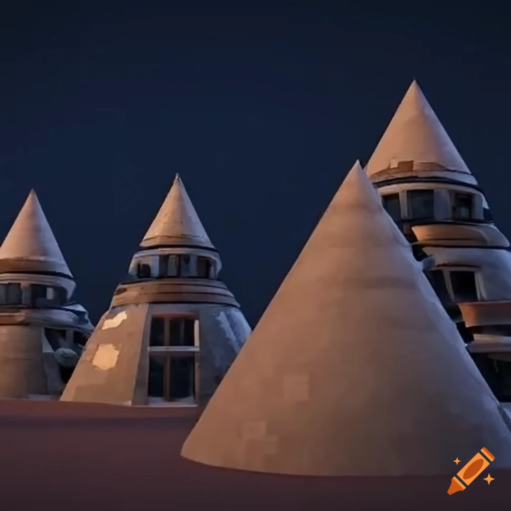 Image of diverse architectural structures on Craiyon