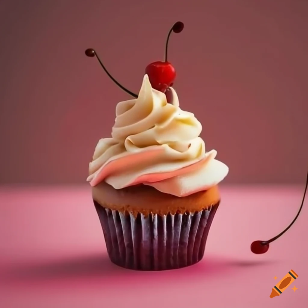 Sinai Desserts cupcake with cherry on top