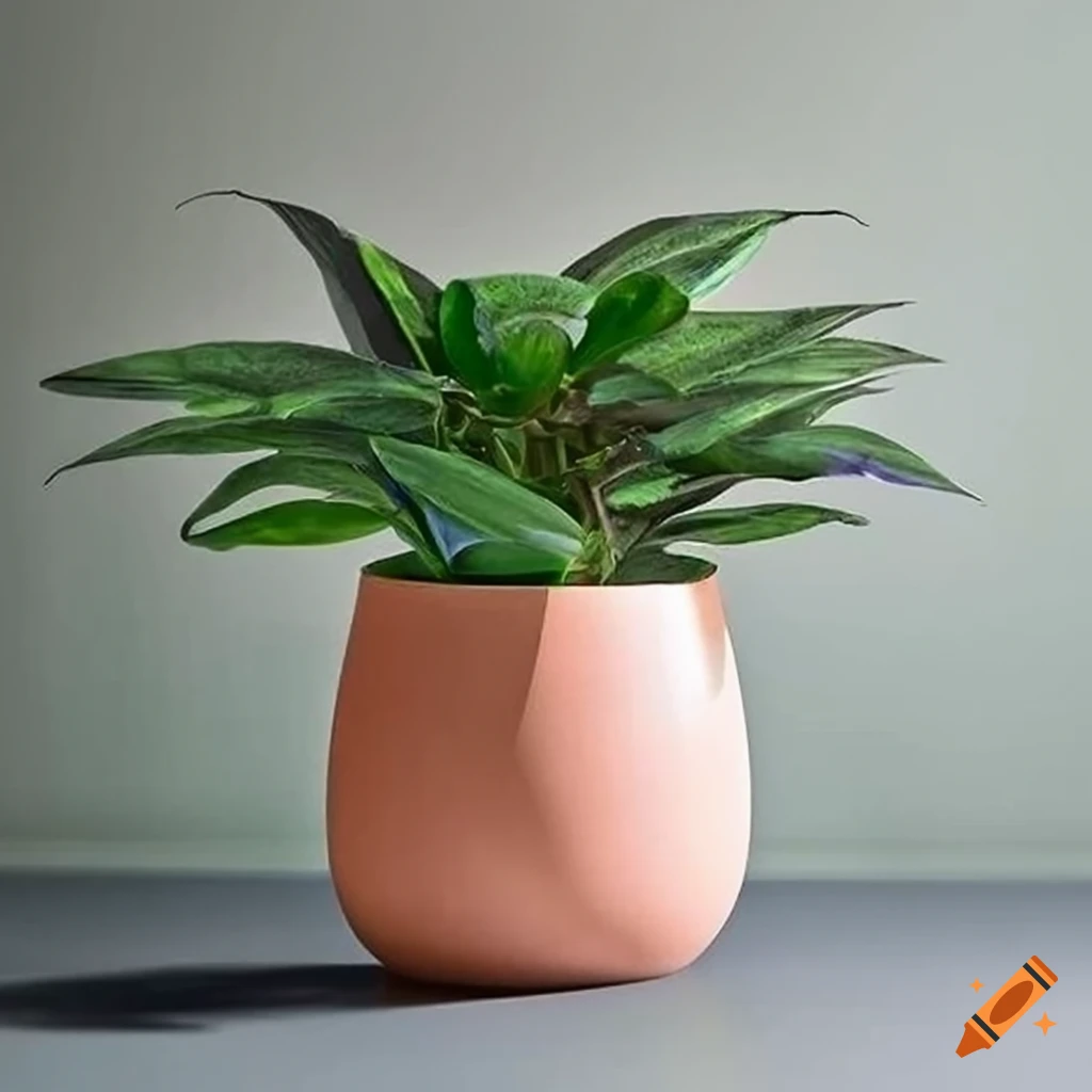 sleek and modern indoor planter