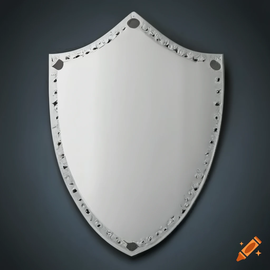 white shield with a butcher knife emblem