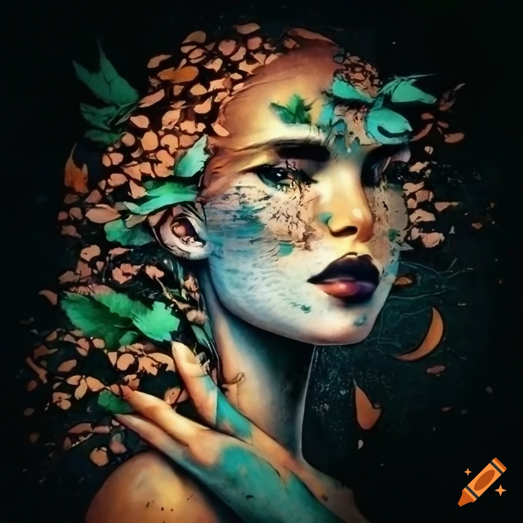 unique wall images with nature and animals