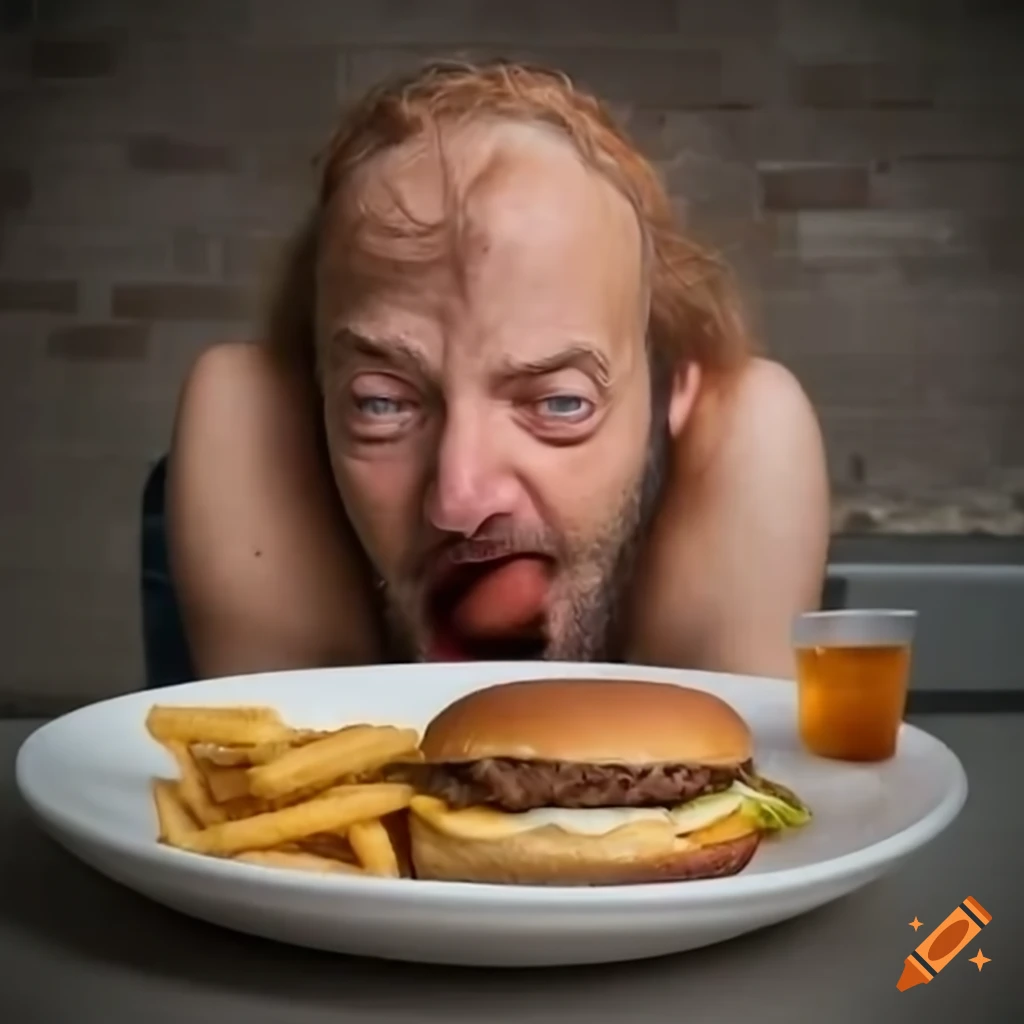 humorous vegan debate about ethics of eating a burger