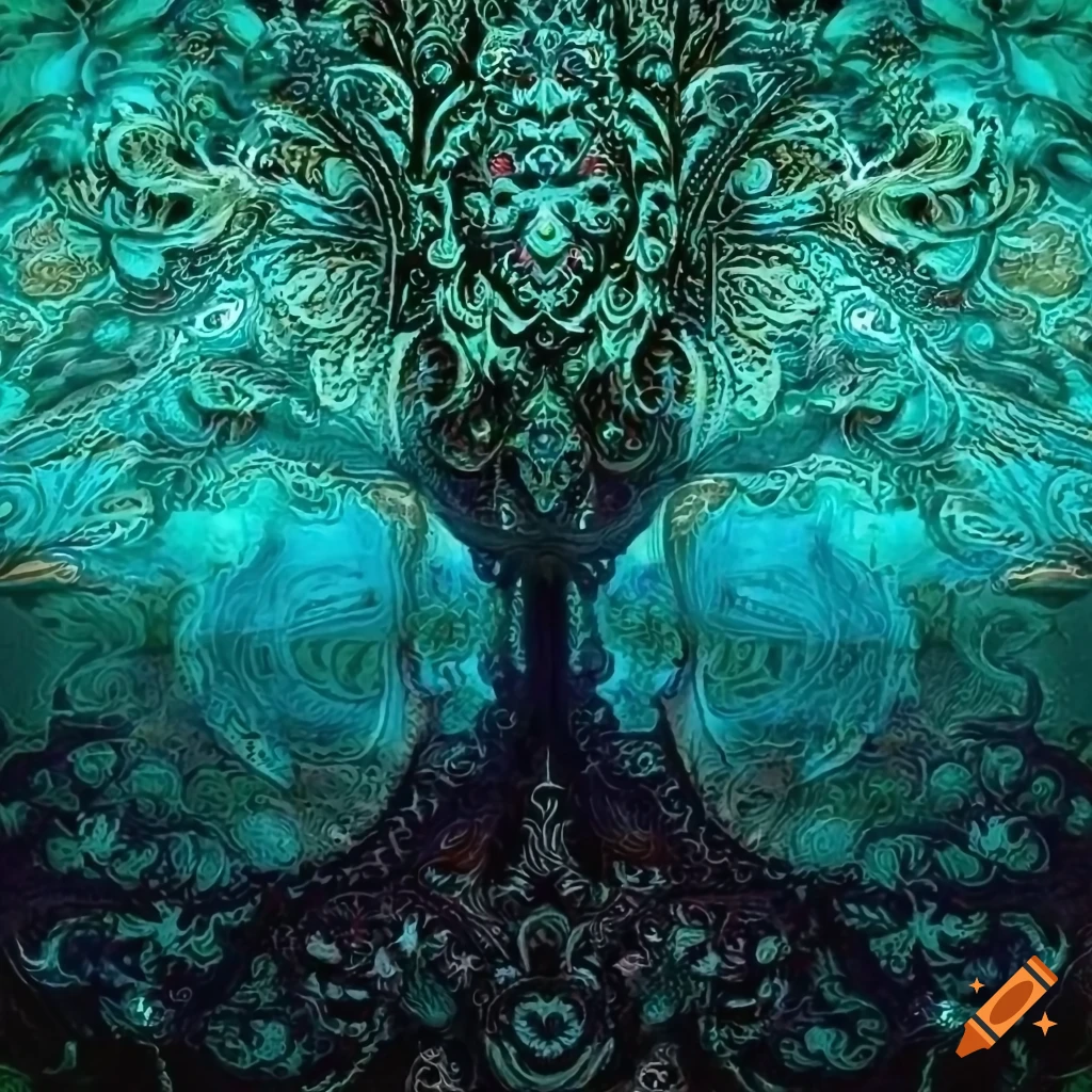 mandala art with tree motif