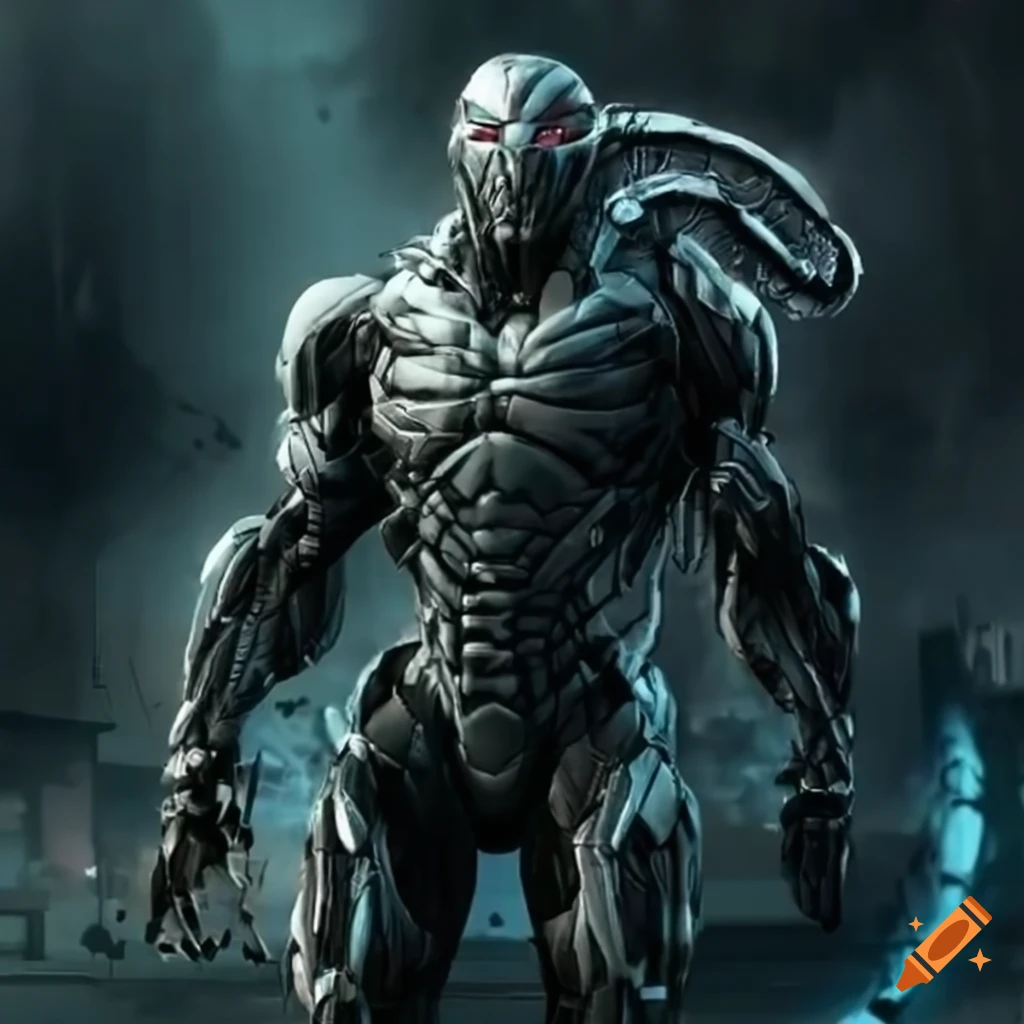 Crysis Nanosuit and Ultron fusion artwork