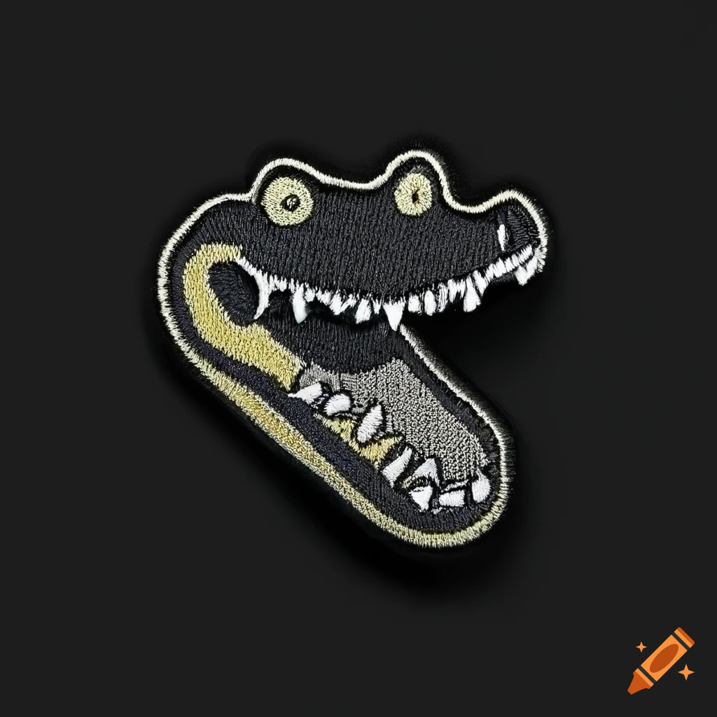 noir graphic design patch