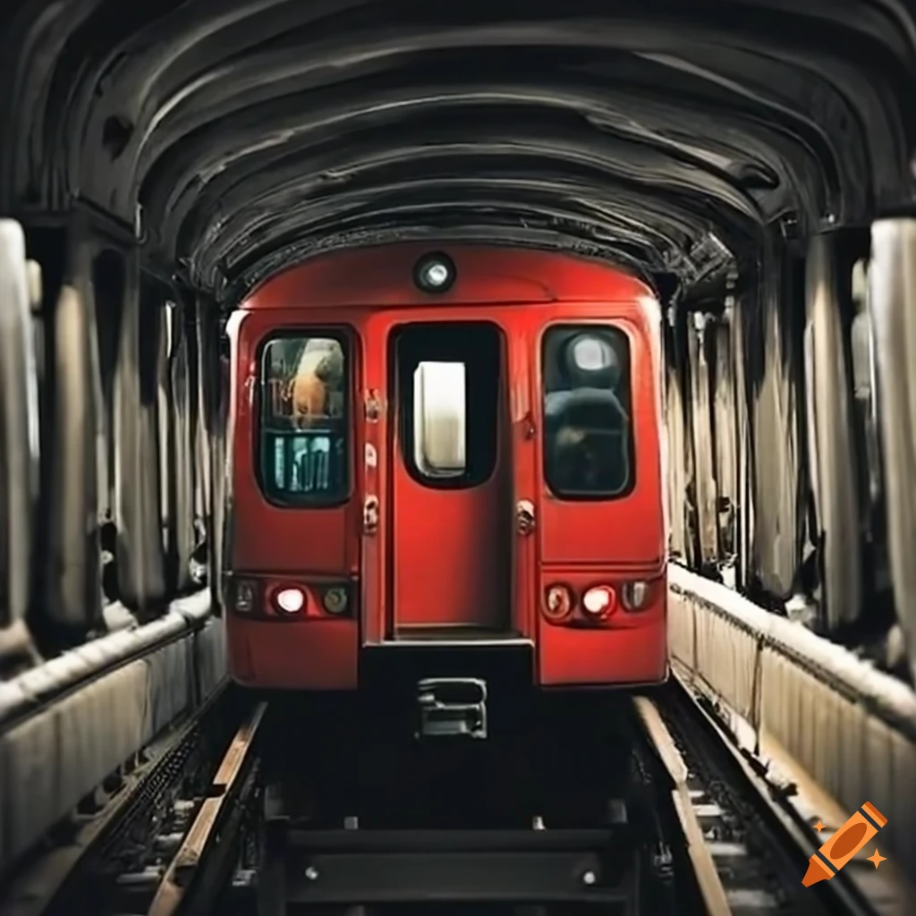 train entering subway carriage