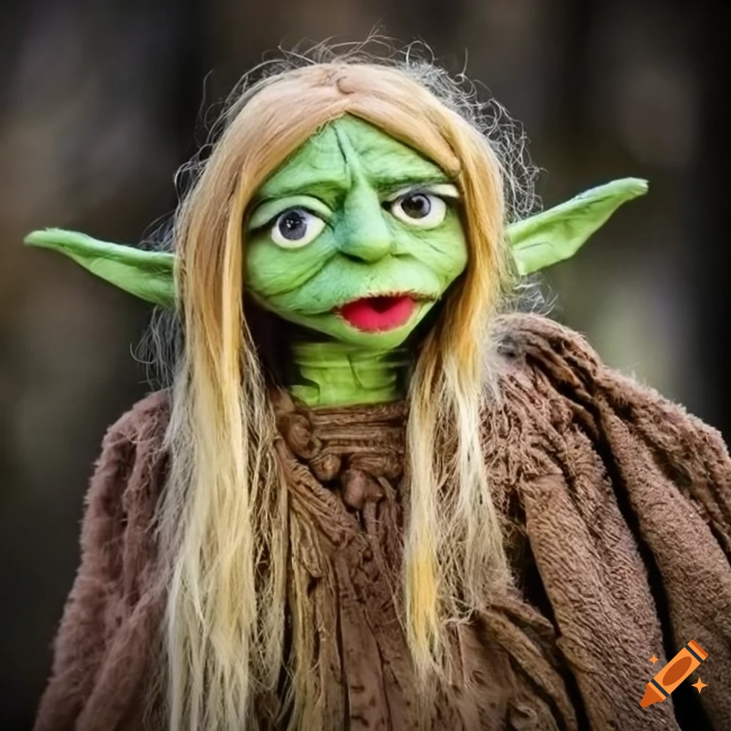 Jim henson style puppet character