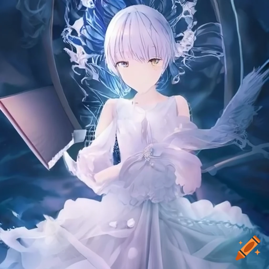 ethereal white lace hand fan
