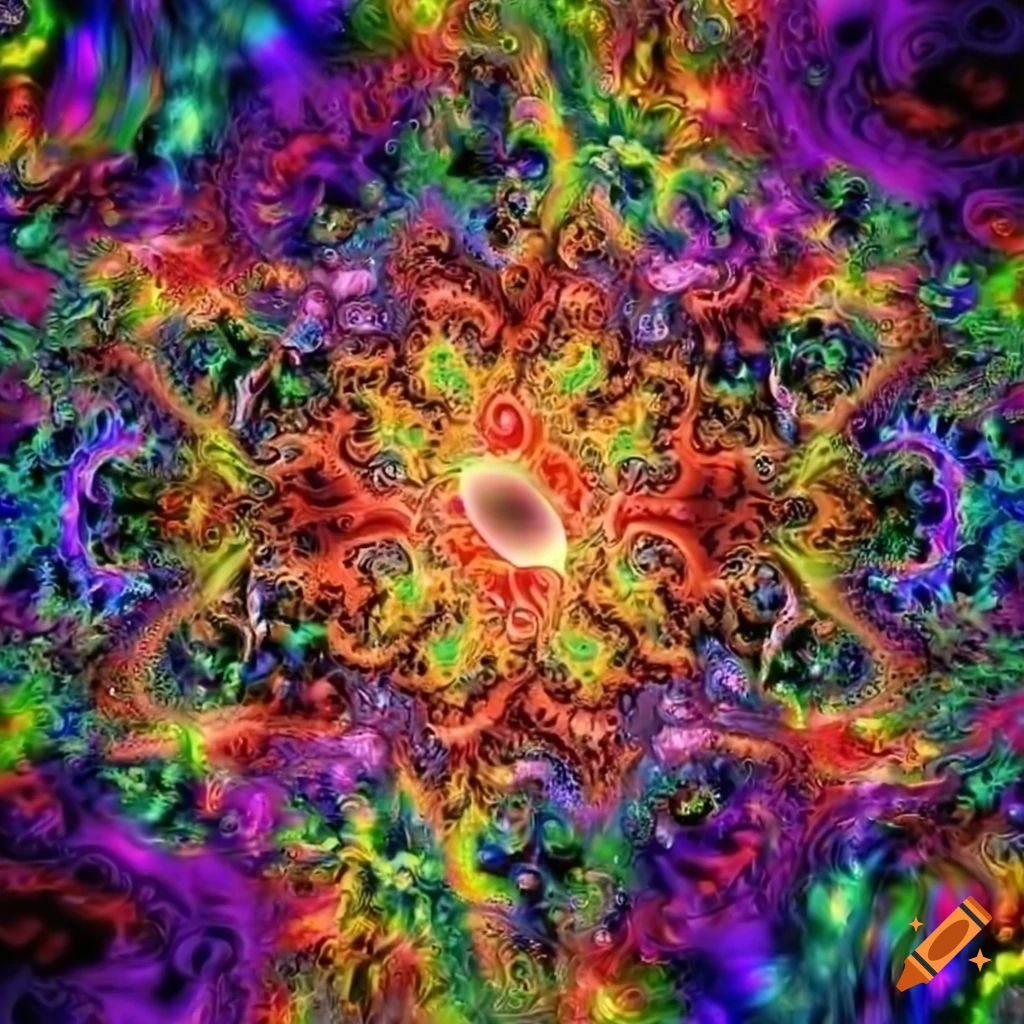 colorful psychedelic fractal art