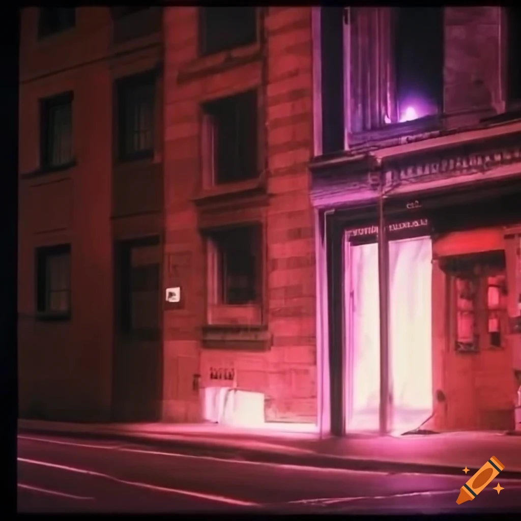 Cinematic depiction of 90s new york city street at night on Craiyon