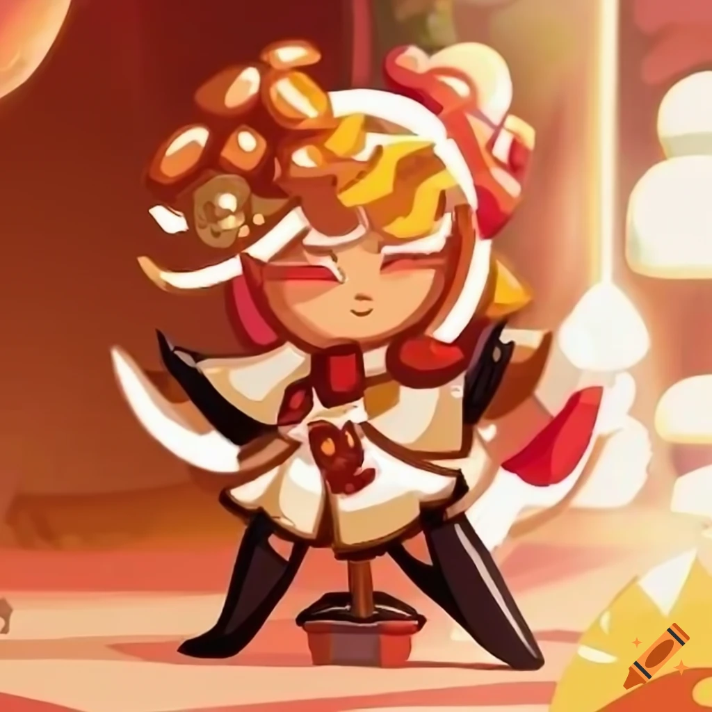 screenshot of Cookie Run Kingdom game with a soup cookie character