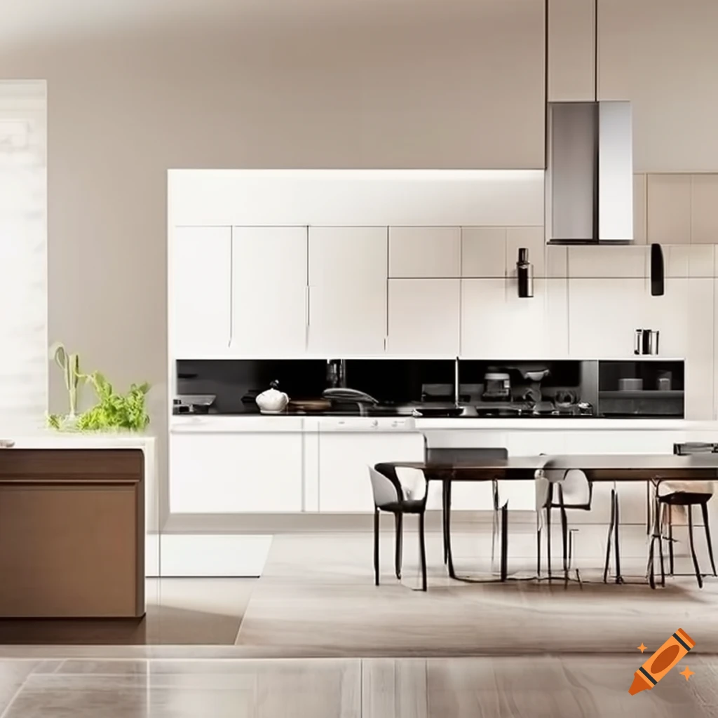 Modern kitchen design on Craiyon