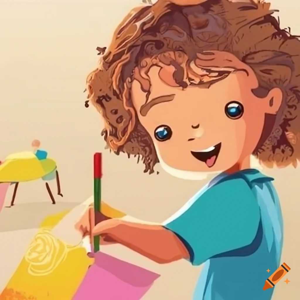 happy children at home