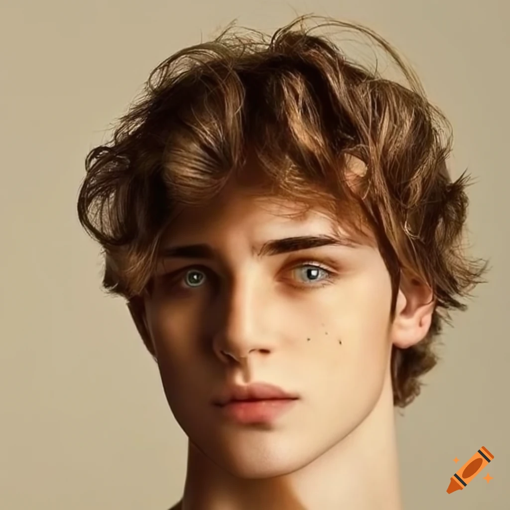 portrait of a handsome young man